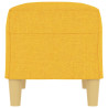Banco 70x35x41 cm tecido amarelo-claro 4