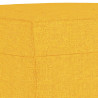 Banco 70x35x41 cm tecido amarelo-claro 5