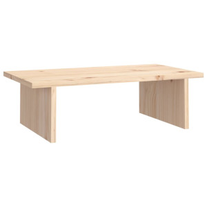 Soporte para monitor madera maciza de pino 50x27x15 cm H