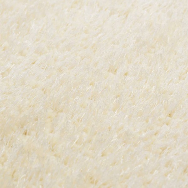 Alfombra de pelo color crema 120x160 cm M 2