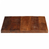Tablero de mesa cuadrado maderamaciza reciclada 60x60x2.5 cm 4