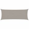 Toldo de vela retangular HDPE cinza claro 160 g/m² 2x4,5 m 2