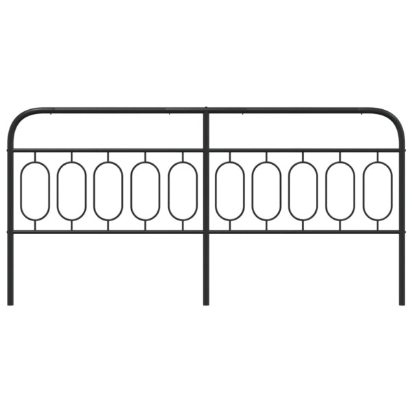 Cabeceira de cama 200 cm metal preto M 4