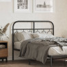 Cabeceira de cama 120 cm metal preto 1