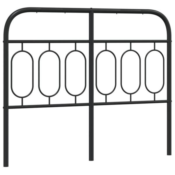 Cabeceira de cama 120 cm metal preto M 2