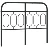 Cabeceira de cama 120 cm metal preto 2