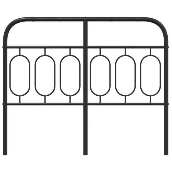 Cabeceira de cama 120 cm metal preto M 4