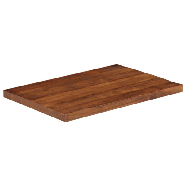Tablero mesa rectangular madera maciza reciclada 70x50x2.5 cm M 2