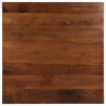 Tablero de mesa cuadrado madera maciza reciclada 70x70x2.5 cm 1