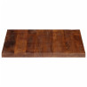Tablero de mesa cuadrado madera maciza reciclada 70x70x2.5 cm 4
