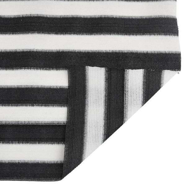 Rede de privacidade PEAD 75 g/m² 1x10 m antracite e branco M 4