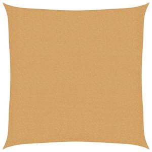 Para-sol estilo vela quadrado 160 g/m² 3x3 m PEAD areia H