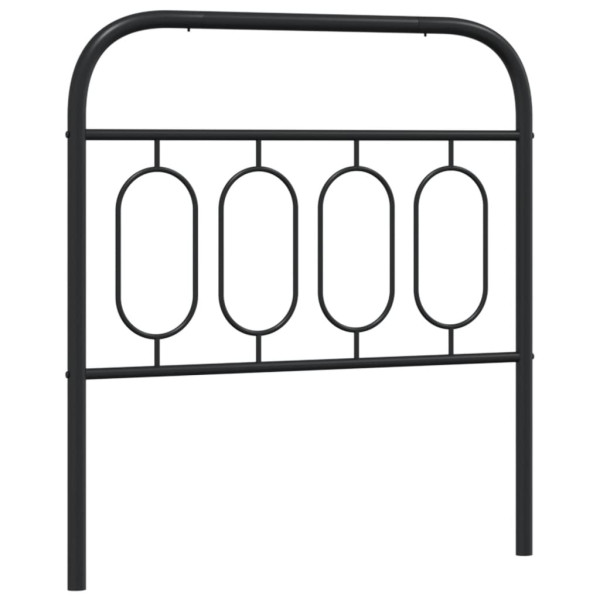 Cabeceira de cama 90 cm metal preto M 2