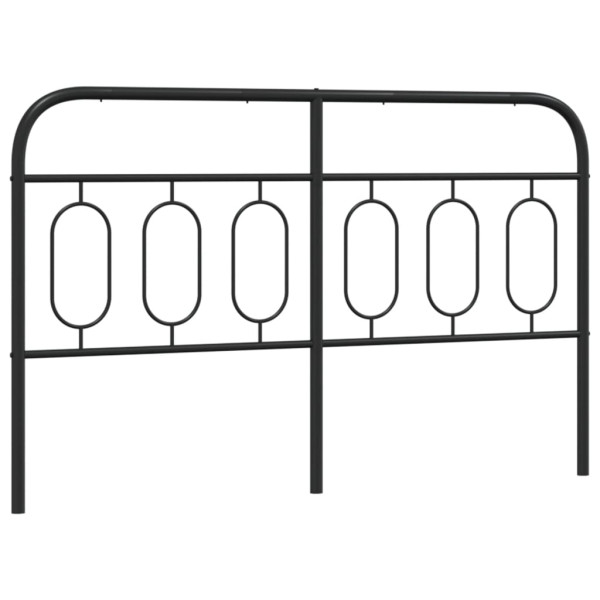 Cabeceira de cama 150 cm metal preto M 2