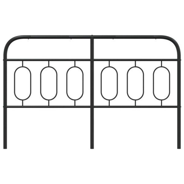 Cabeceira de cama 150 cm metal preto M 4