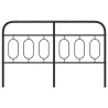 Cabeceira de cama 150 cm metal preto 4