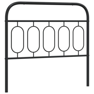 Cabecero de metal negro 107 cm H