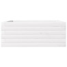 Jardinera de madera maciza de pino blanca 60x60x23 cm 5