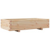 Jardinera de madera maciza de pino 110x60x26.5 cm 2