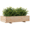 Jardinera de madera maciza de pino 110x60x26.5 cm 4