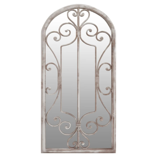 Espelho de ferro de cor de areia para uso interno 70x30 cm M 2