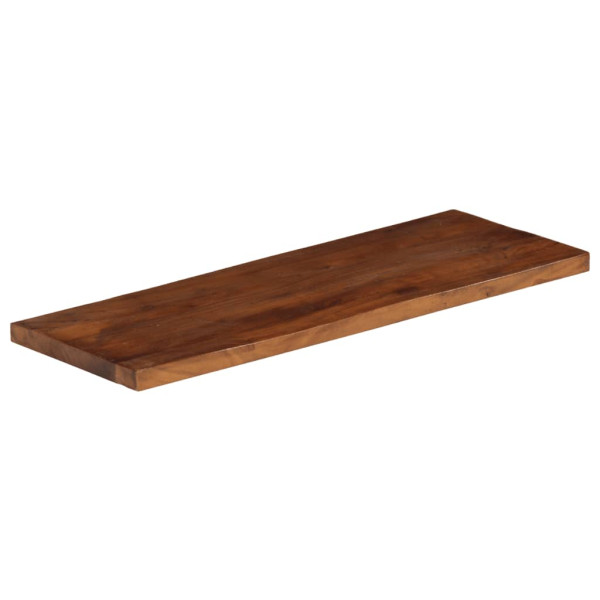 Tablero mesa rectangular madera maciza reciclada 90x40x2.5 cm M 2
