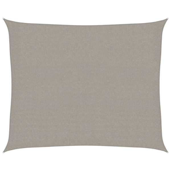 Para-sol estilo vela retangular 160g/m² 2.5x3m PEAD cinza-claro M 2