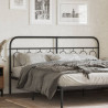 Cabeceira de cama 160 cm metal preto 1