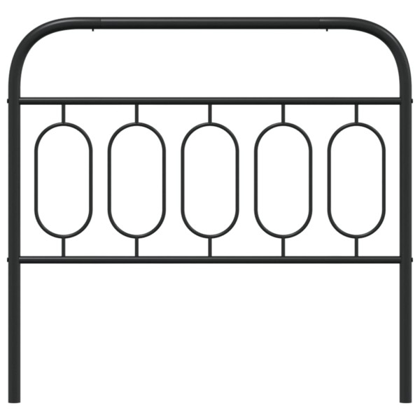 Cabeceira de cama 100 cm metal preto M 4