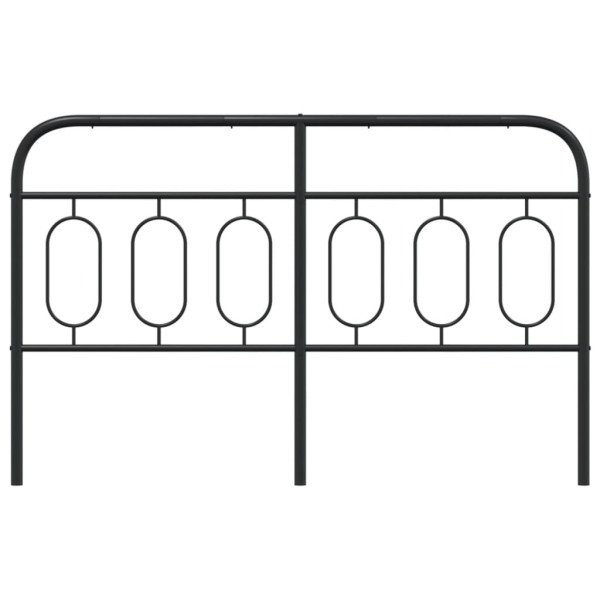 Cabeceira de cama 140 cm metal preto M 4
