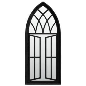 Espejo de hierro negro para uso interior 70x30 cm H