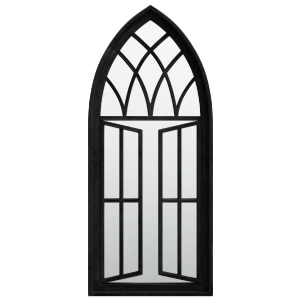 Espejo de hierro negro para uso interior 70x30 cm M 2