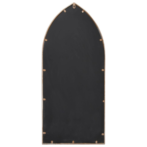 Espelho de jardim p/ uso exterior ferro 100x45 cm cor de areia M 4