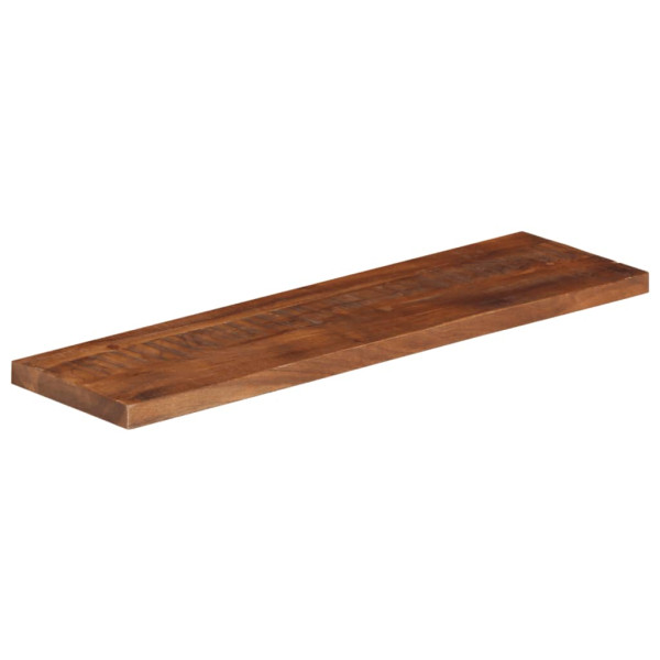 Tablero mesa rectangular madera maciza reciclada 110x30x2.5 cm M 2