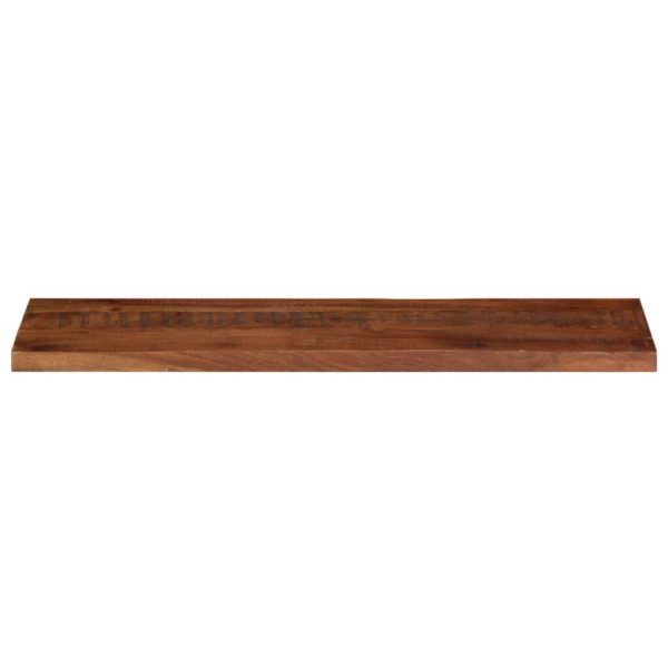 Mesa de mesa retangular madeira maciça reciclada 110x30x2.5 cm M 3
