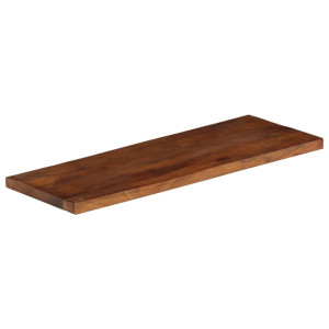 Tablero mesa rectangular madera maciza reciclada 80x40x2.5 cm H