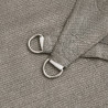 Para-sol estilo vela retangular 160g/m² 2.5x4m PEAD cinza-claro 5