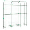 Enrejado jardín plantas trepadoras forma U acero 181x31x182.5cm 2