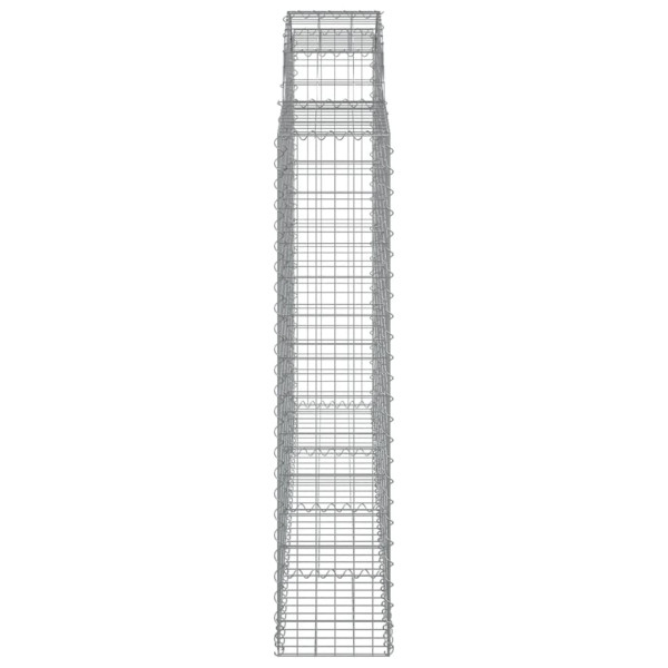 Cestos gabião arqueados 20 pcs 200x30x140/160 ferro galvanizado M 5