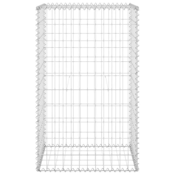 Muro de gaviones con cubiertas acero galvanizado 60x50x100 cm M 3