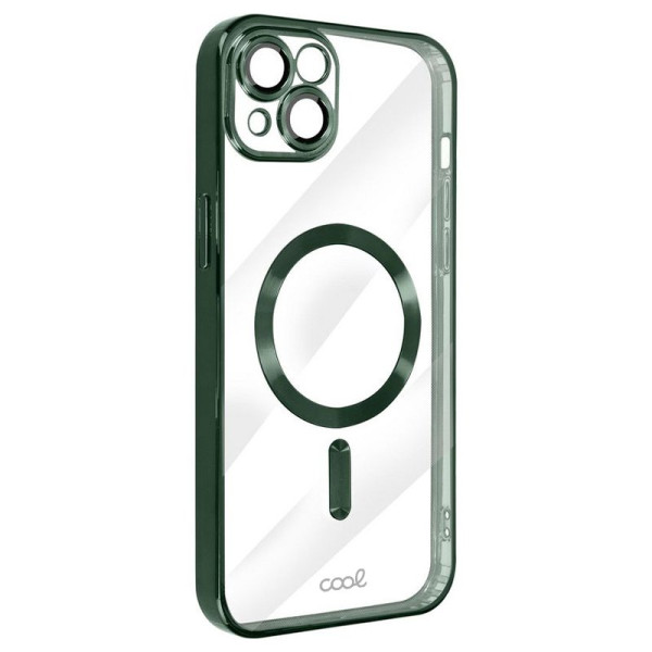 Carcaça COOL para iPhone 15 Borde Verde Magnético M 3