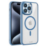 Carcaça COOL para iPhone 15 Borde azul magnético 1