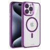 Carcaça COOL para iPhone 15 Magnetic Borde Violeta 1
