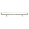 Suporte para monitor 100x27x14 cm madeira pinho maciça branco 5