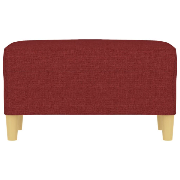 Banco 70x35x41 cm tecido vermelho tinto M 3