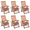 7 pcs conjunto de jantar exterior madeira acácia maciça 3