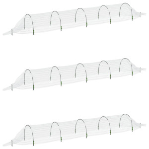 Túneis de malha 3 você fibra de vidro e PP 1.5x5 m H