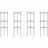 Estacas de tomate 4 unidades aço e PP 116 cm 2