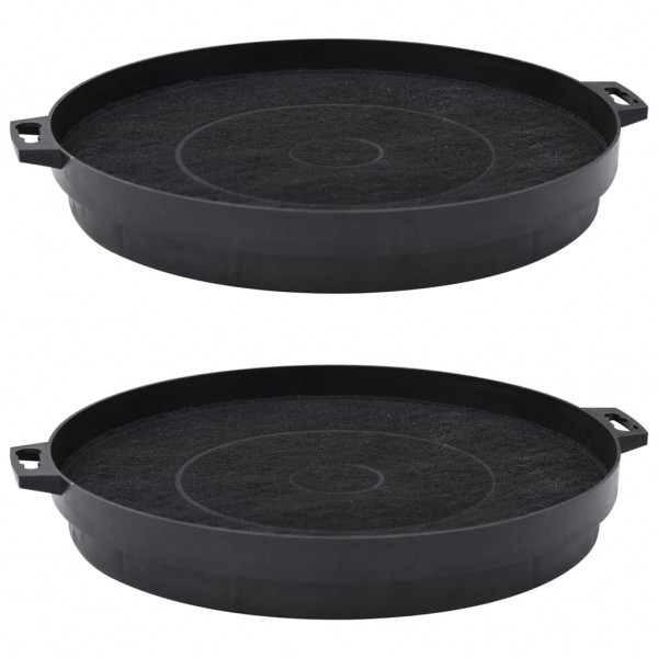 Filtros de carbón para camapana extractora 2 unidades 210 mm D