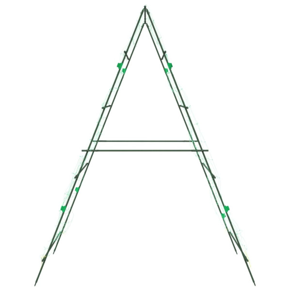 Telhados de jardim plantas de escalada forma A 2 unidades de aço M 5